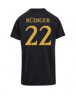 Real Madrid Antonio Rudiger #22 Alternativní Dres pro Dámské 2023-24 Krátký Rukáv